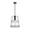 Designers Fountain Alonzo 60 Watt 1 Light Matte Black Pendant with Clear Glass Shade D299M-14P-MB - alternate 1